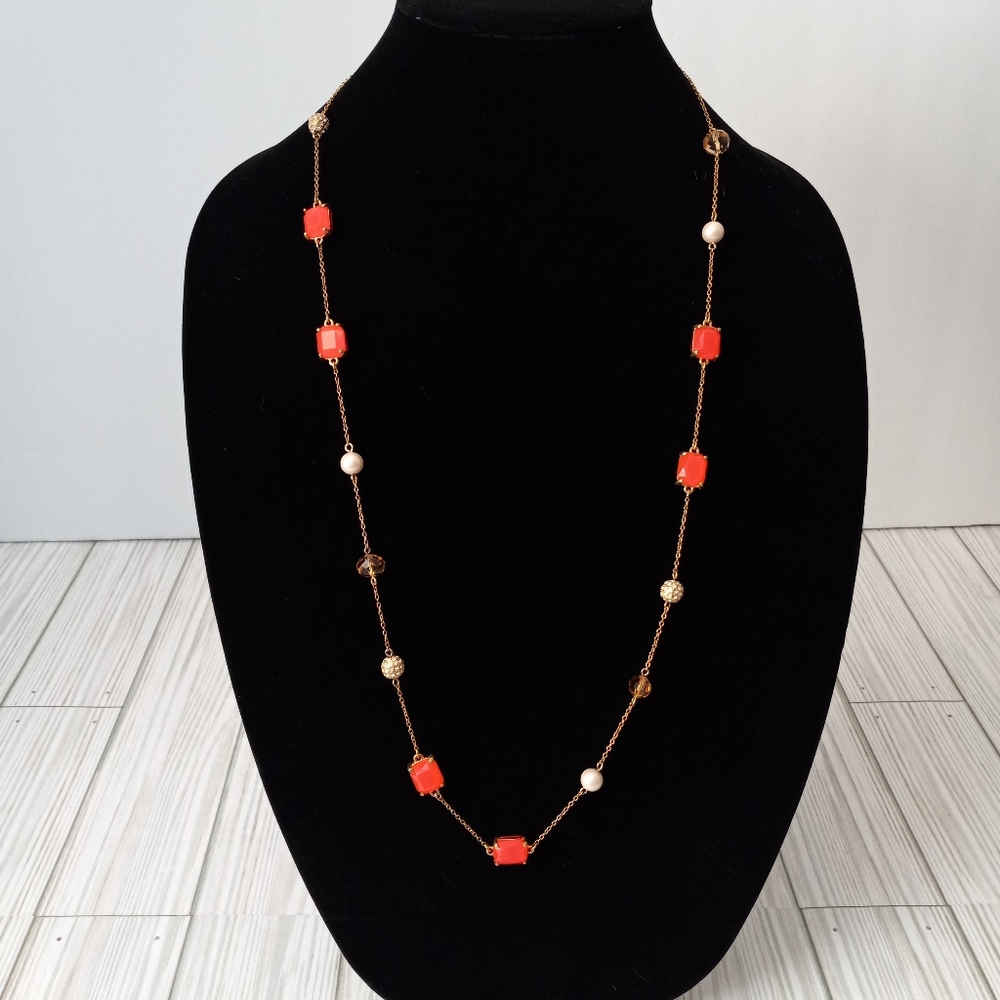 Kate Spade Pearl Beaded Long Necklace